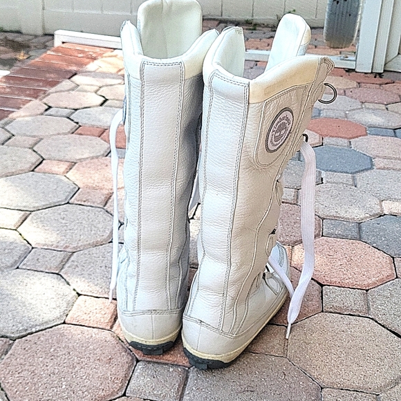 RARE Timberland Mukluk white lace up snow boot size 7 - Picture 8 of 14